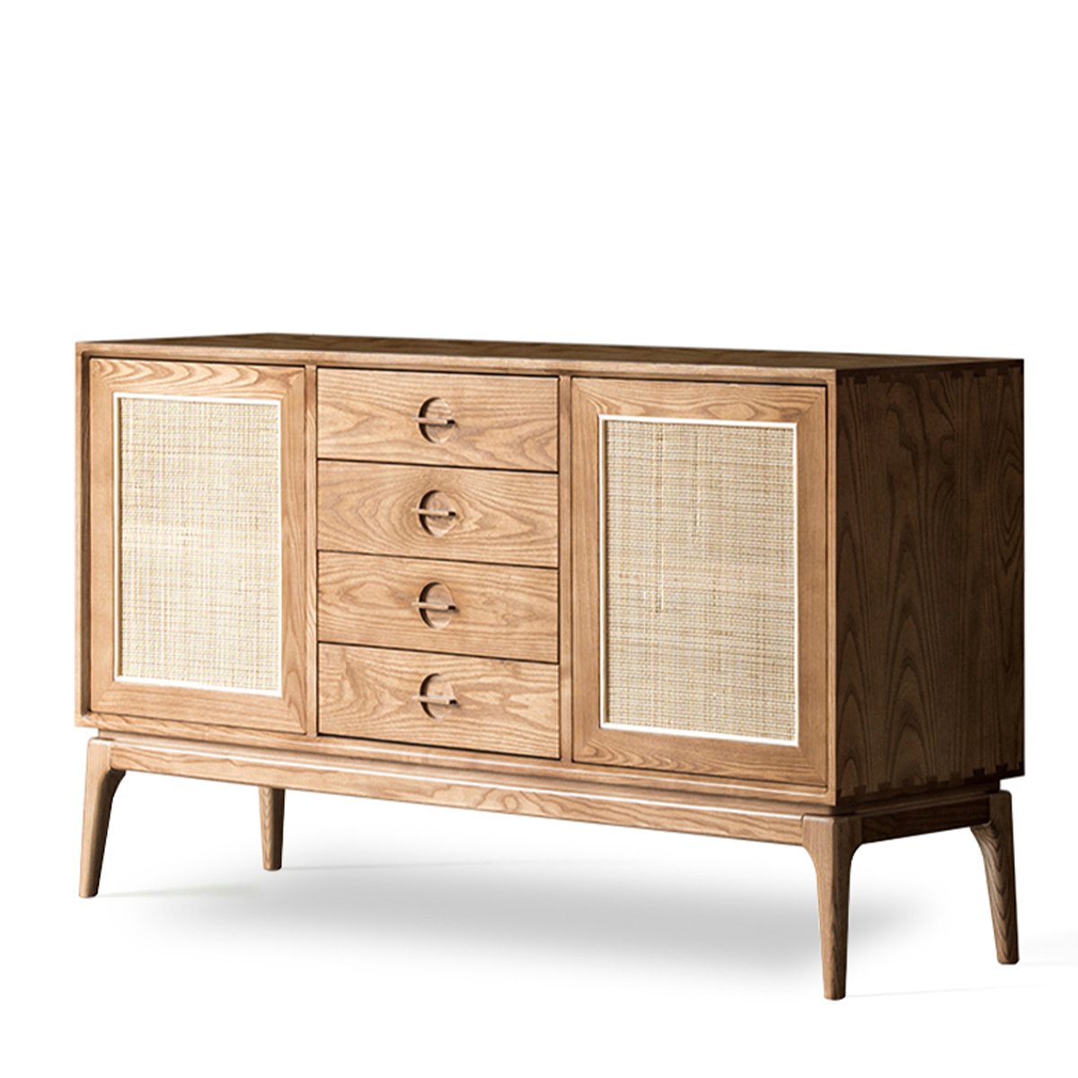 Solid wood storage cabinet