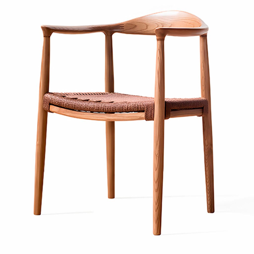 Solid wood dining chair