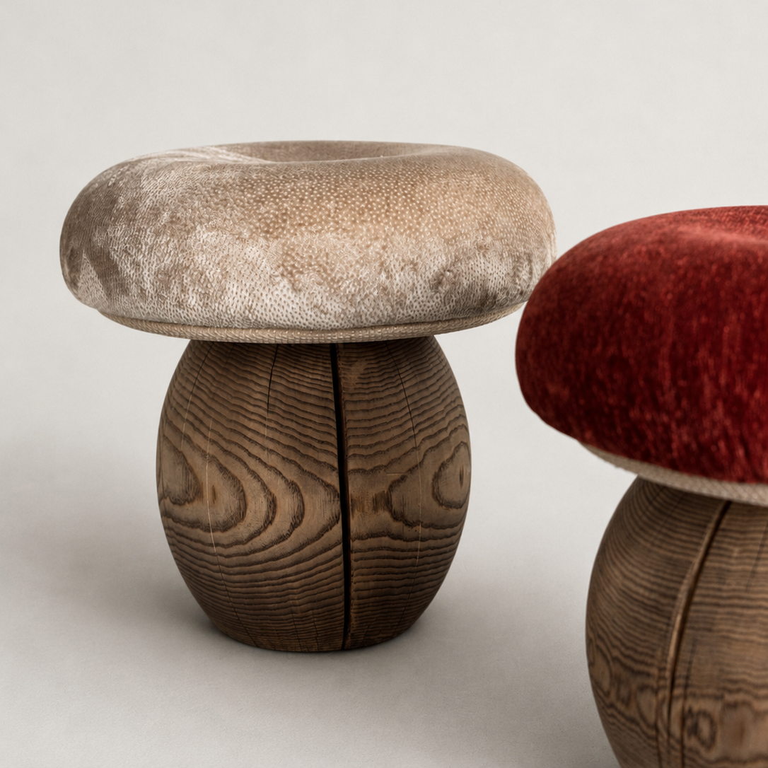Mushroom Stool detail view