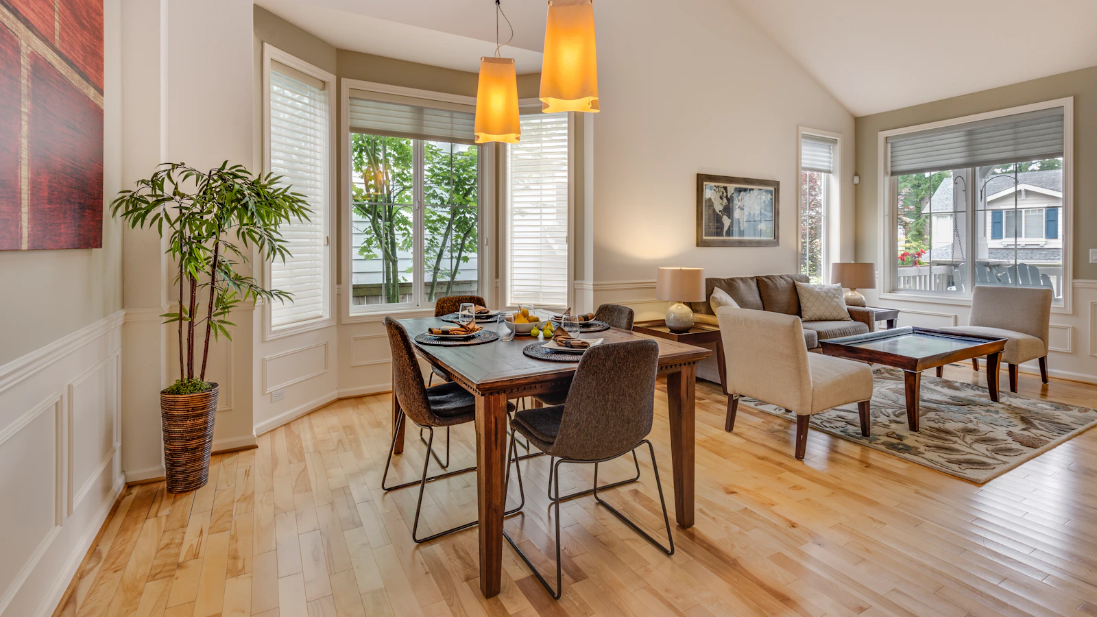 Residential dining set illustrating home-use furniture context