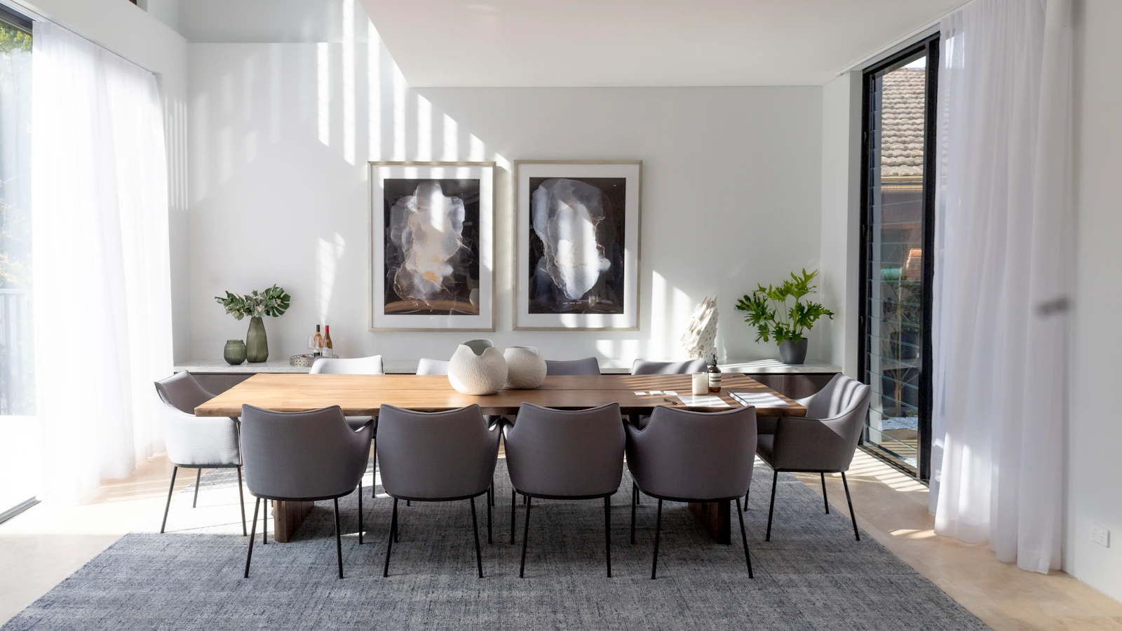 Home dining space showing chairs selected for residential use