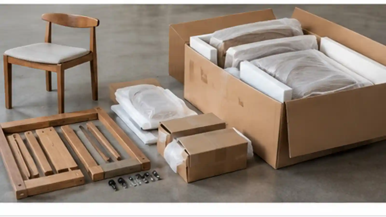 Furniture buyer defining packing and assembly requirements for a quotation